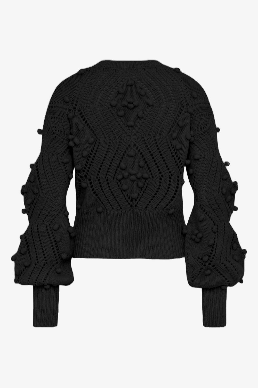 Kinga Mathe Cashmere Pullover Thea in Schwarz im Angebot