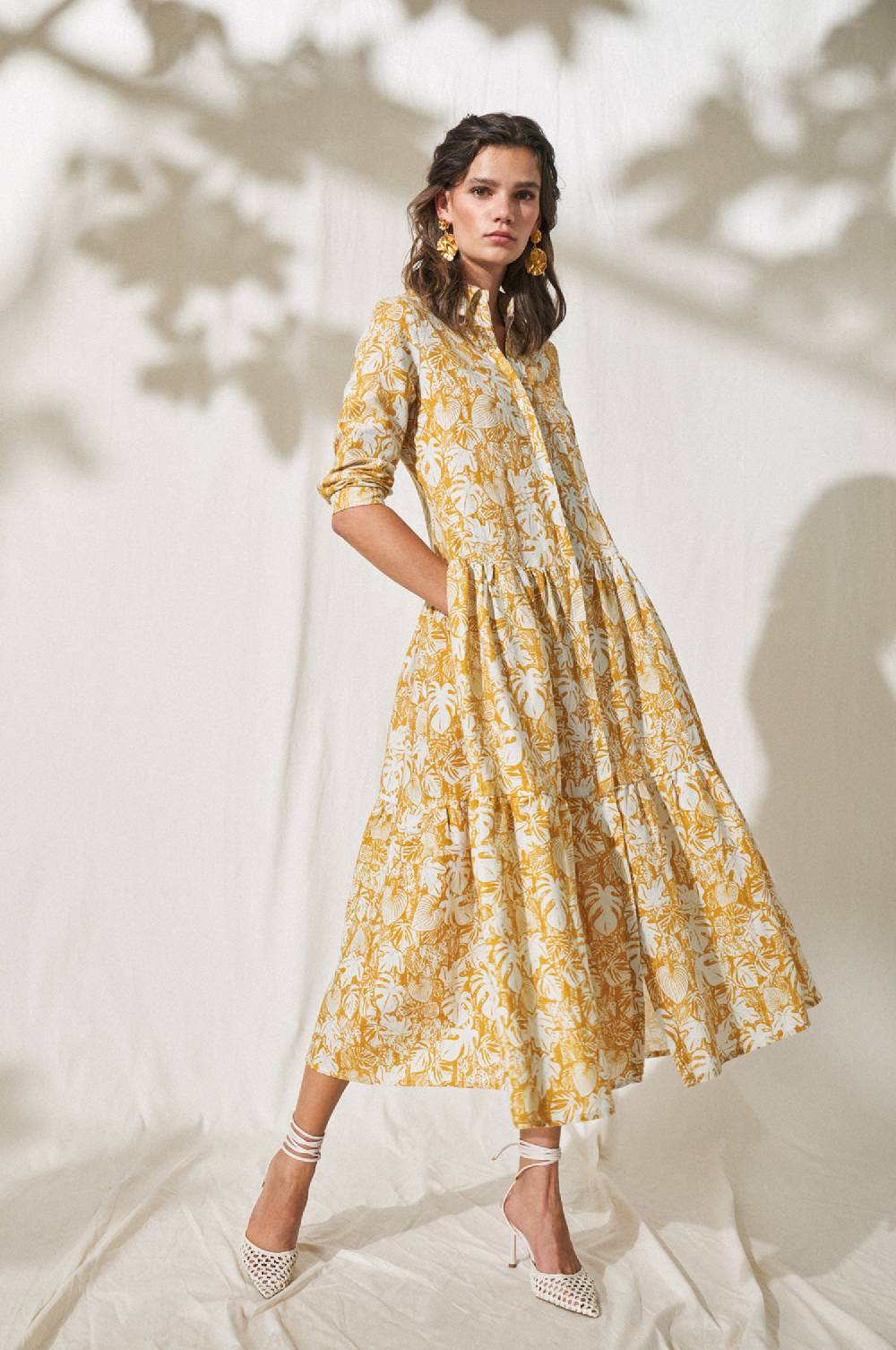 Kinga Mathe Kleid Kimi in Senf Hotsell