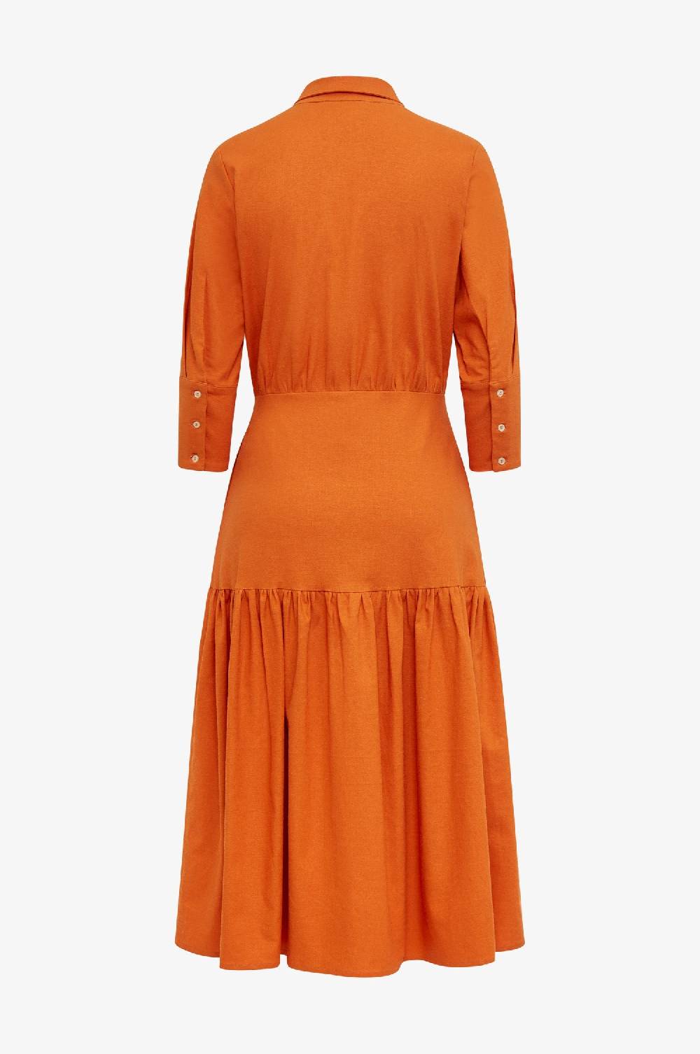 Kinga Mathe Kleid Tami in Orange Meist gekauft