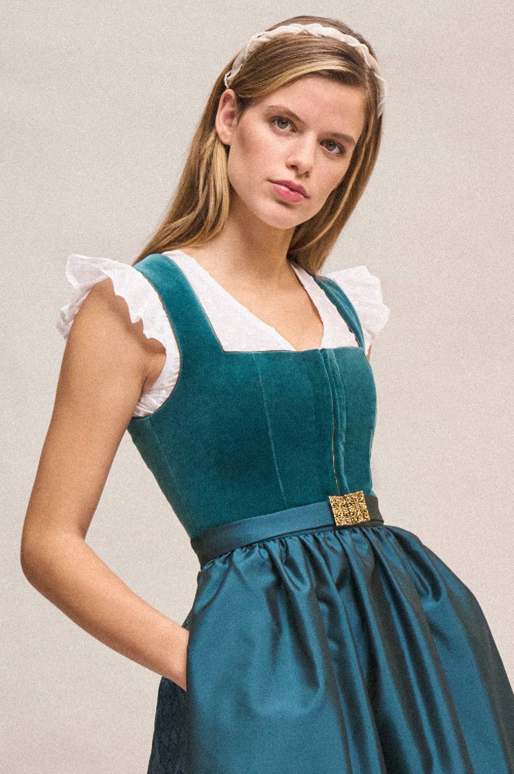 Kinga Mathe Dirndlbluse Kiki in Weiß Verkauf