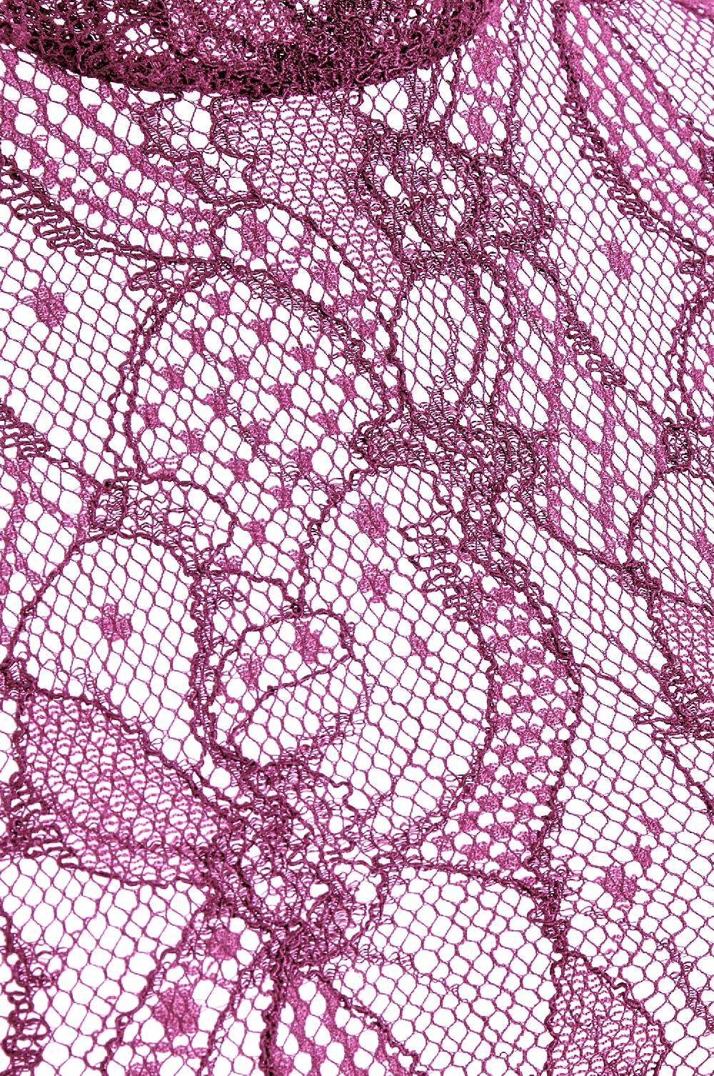 Kinga Mathe Top Charlotte in Fuchsia Fabrikverkauf