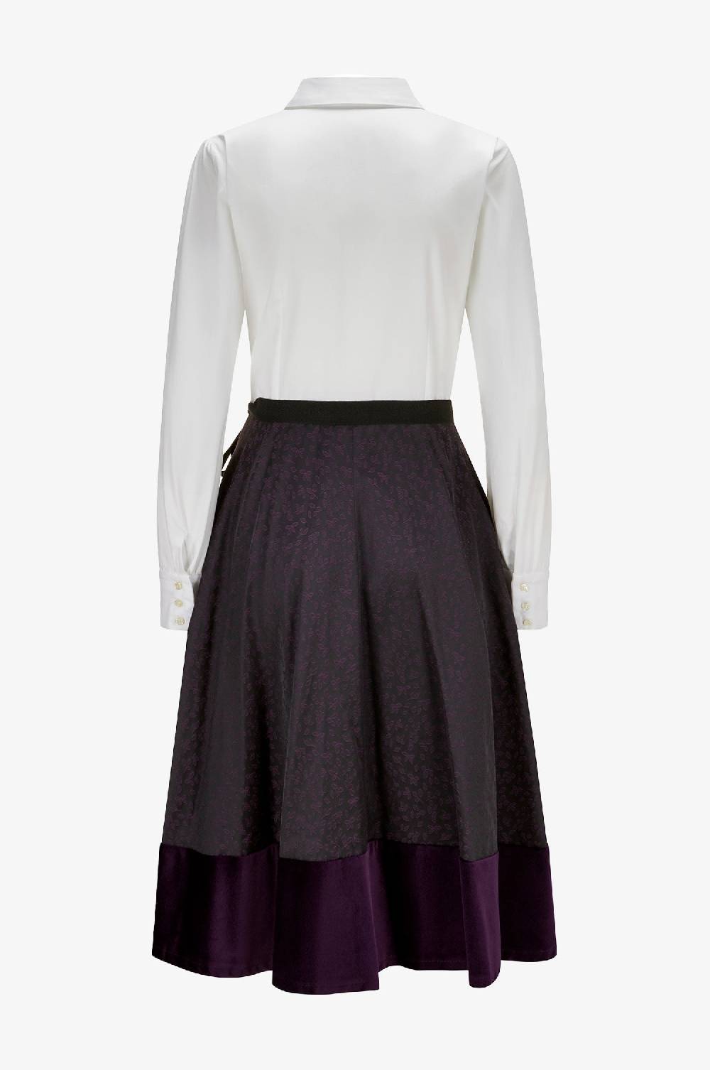 Kinga Mathe Kleid Mai in Aubergine Begrenzt auf 3 Tage