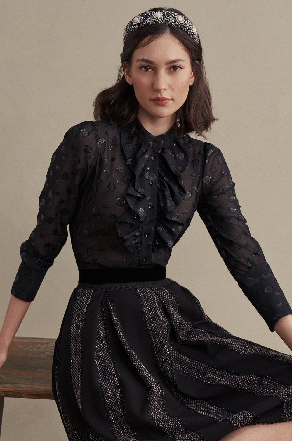 Kinga Mathe Bluse Lynn in Schwarz Outlet