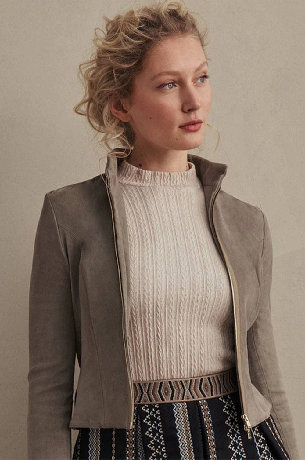 Kinga Mathe Top Jana in Creme Günstiger Verkauf