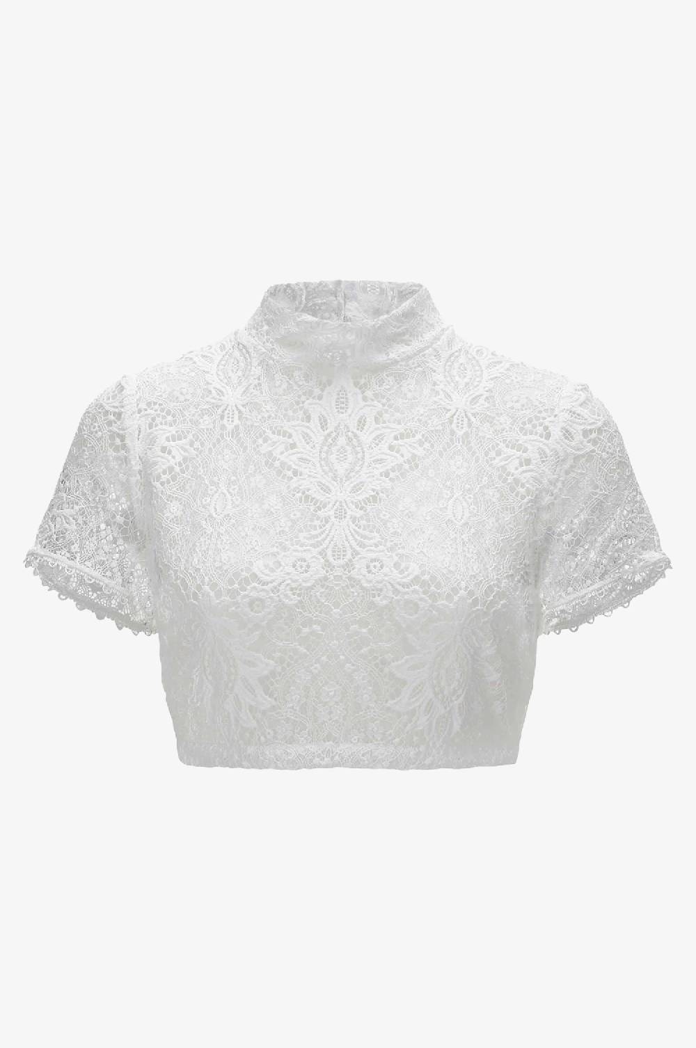 Kinga Mathe Dirndlbluse Inga in Weiß Flash Sale