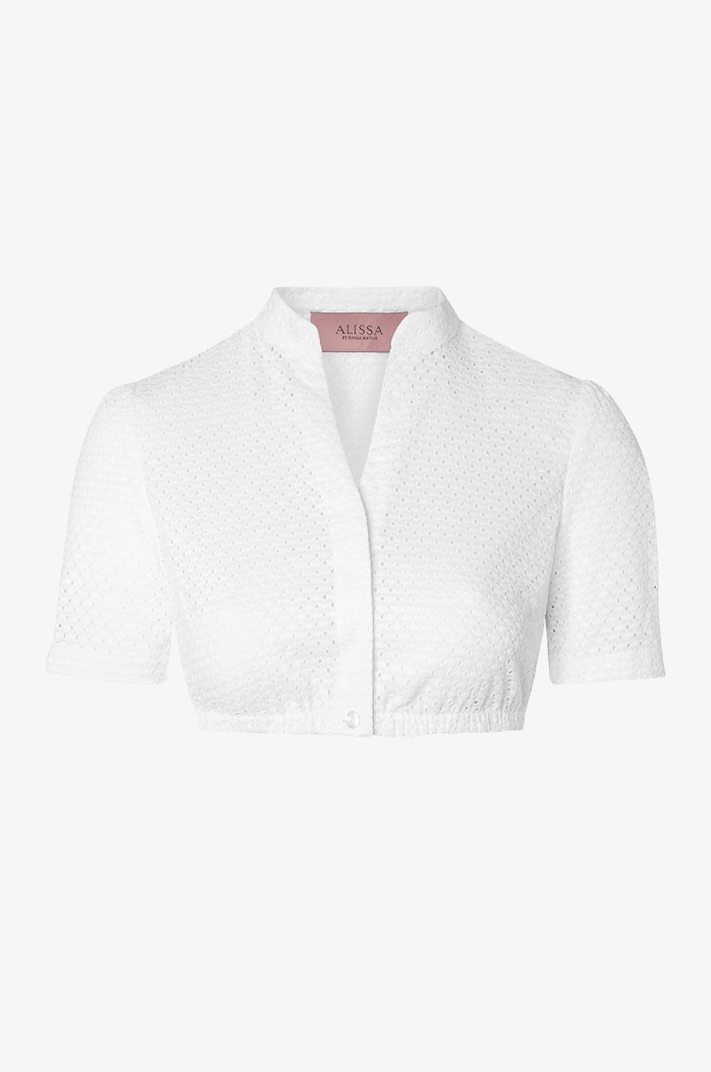 Kinga Mathe Dirndlbluse Suri in Weiß Preisnachlass