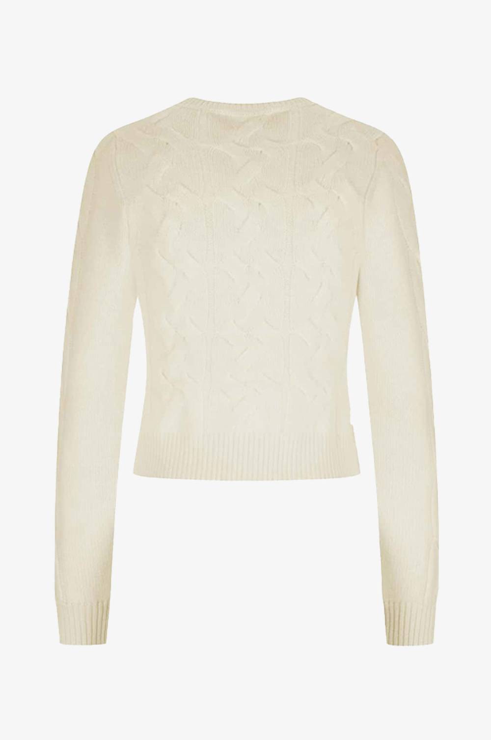 Kinga Mathe Cashmere Pullover Elena in Ivory Sonderangebote