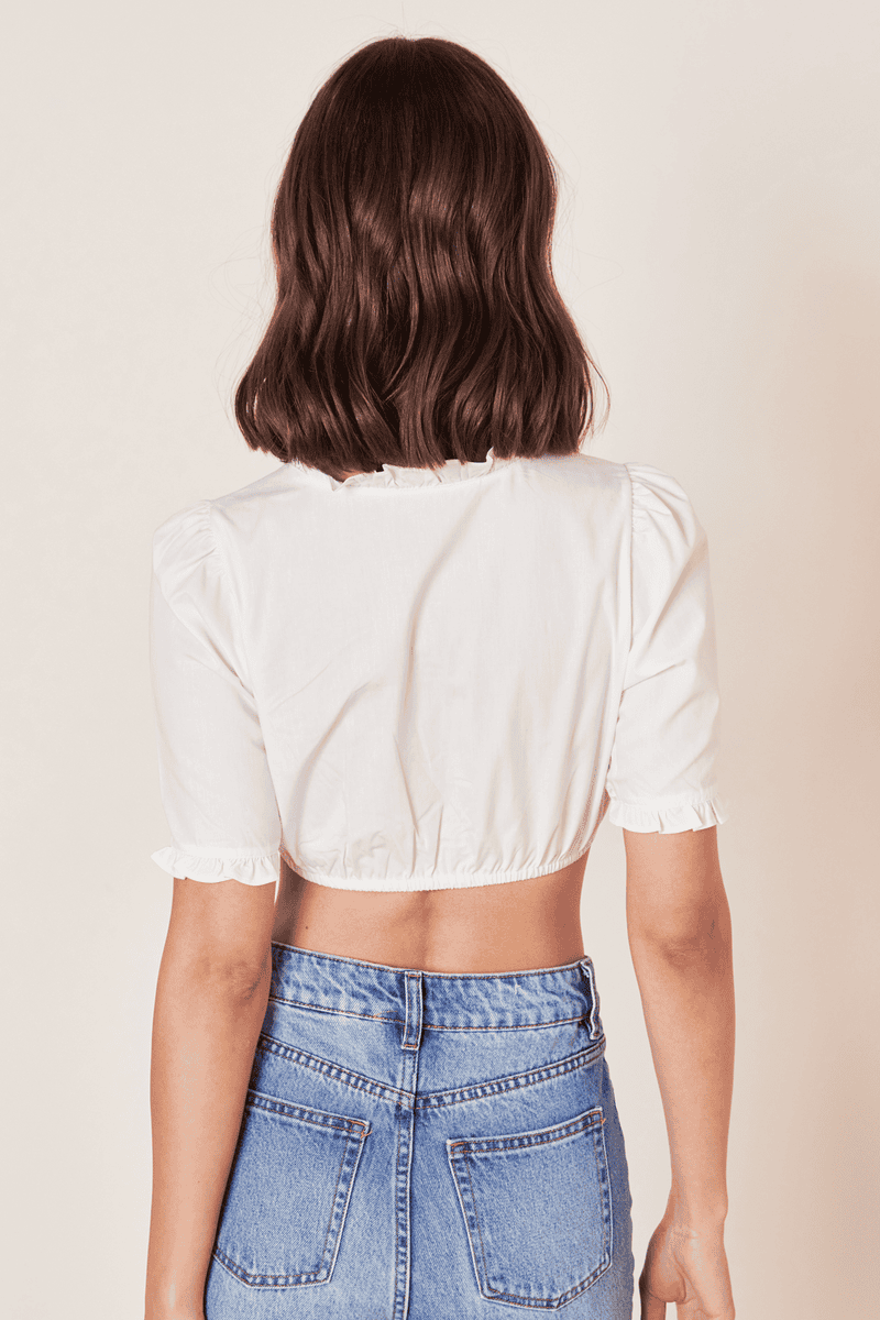 Krüger Madl Dirndlbluse Negra im Angebot
