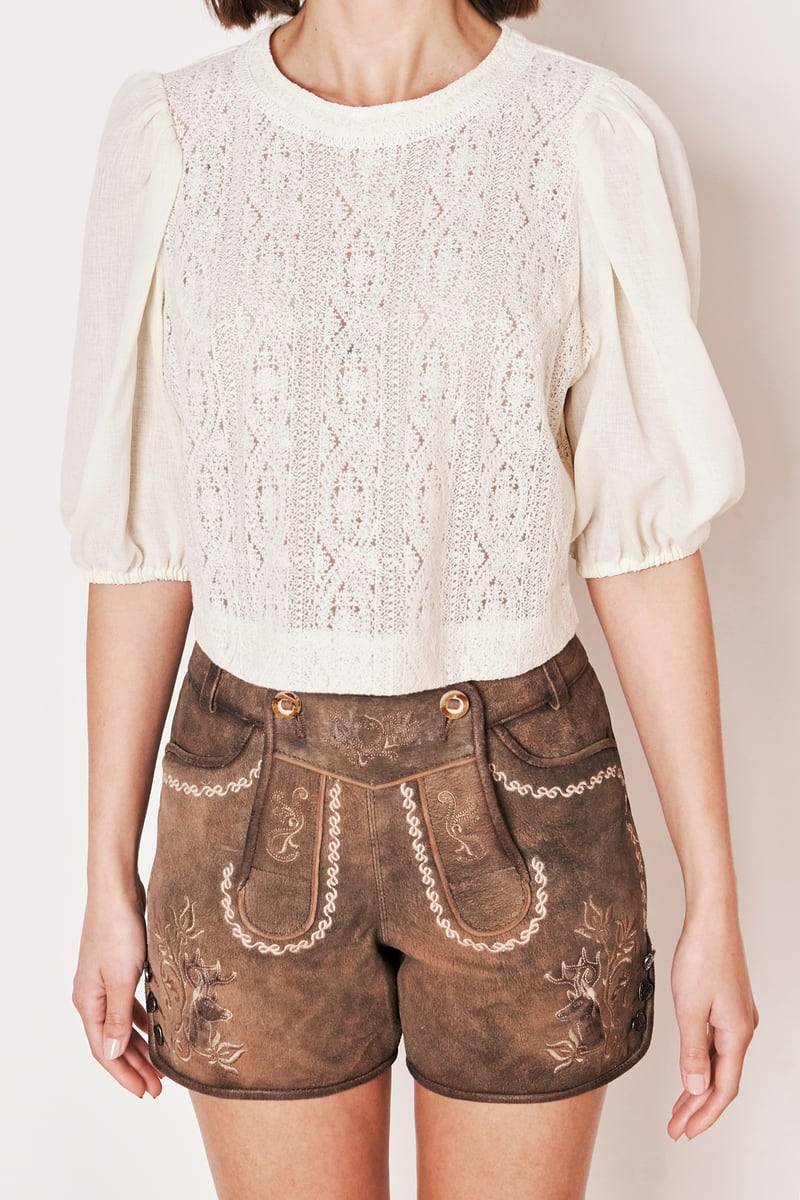 Krüger Madl Lederhose Laya Fabrikverkauf