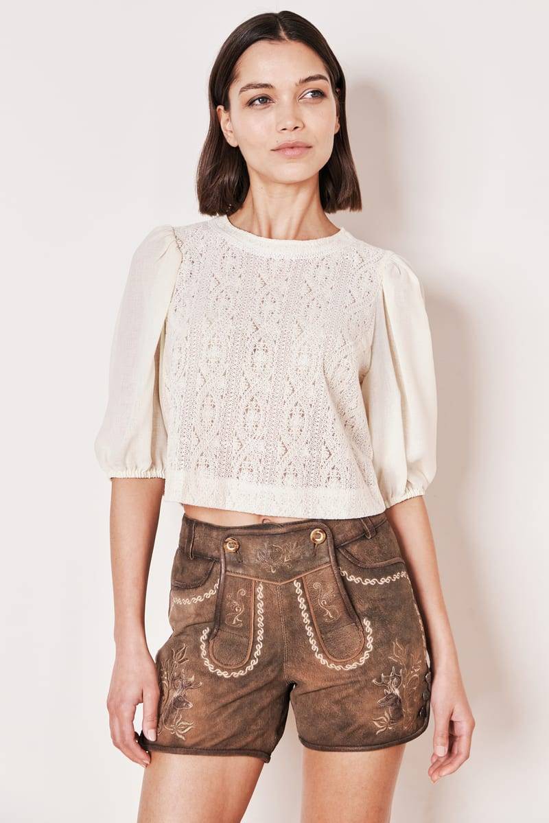 Krüger Madl Lederhose Laya Fabrikverkauf