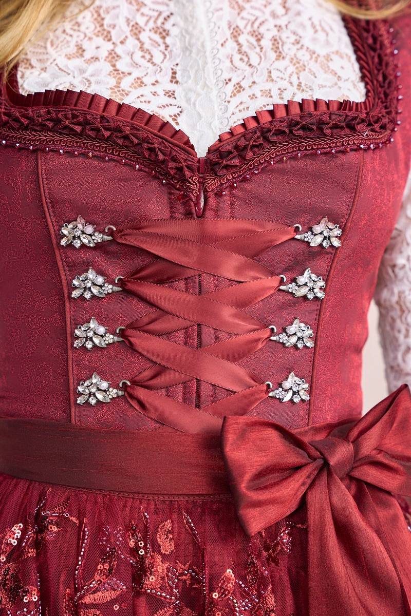Krüger Madl Dirndl Olive (70cm) Fabrikverkauf