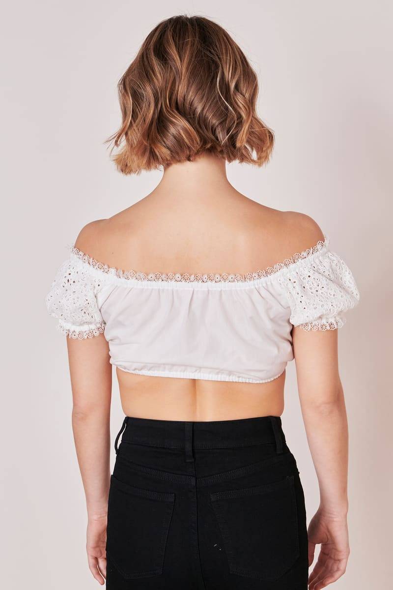 Krüger Madl Dirndlbluse Amarantha im Angebot