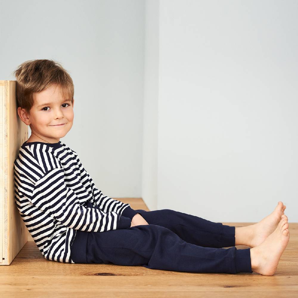 LIVING CRAFTS ELEPHANT - Kinderschlafanzug - Navy/White Angebote