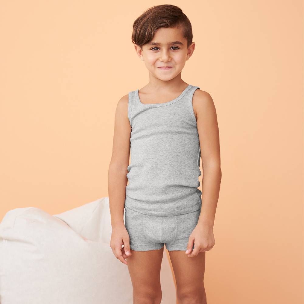 LIVING CRAFTS GORILLA - Pants - Grey Melange