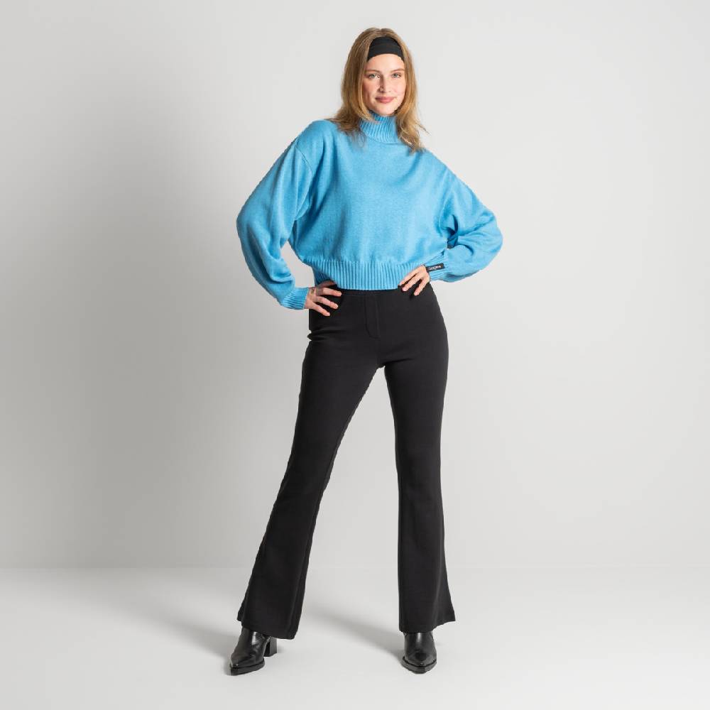 LIVING CRAFTS EUGENIE - Oversized Pullover - Cool Blue Outlet