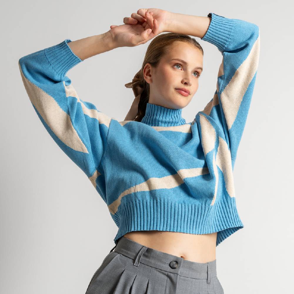 LIVING CRAFTS EUGENIE - Oversized Pullover - ARTA Auslauf