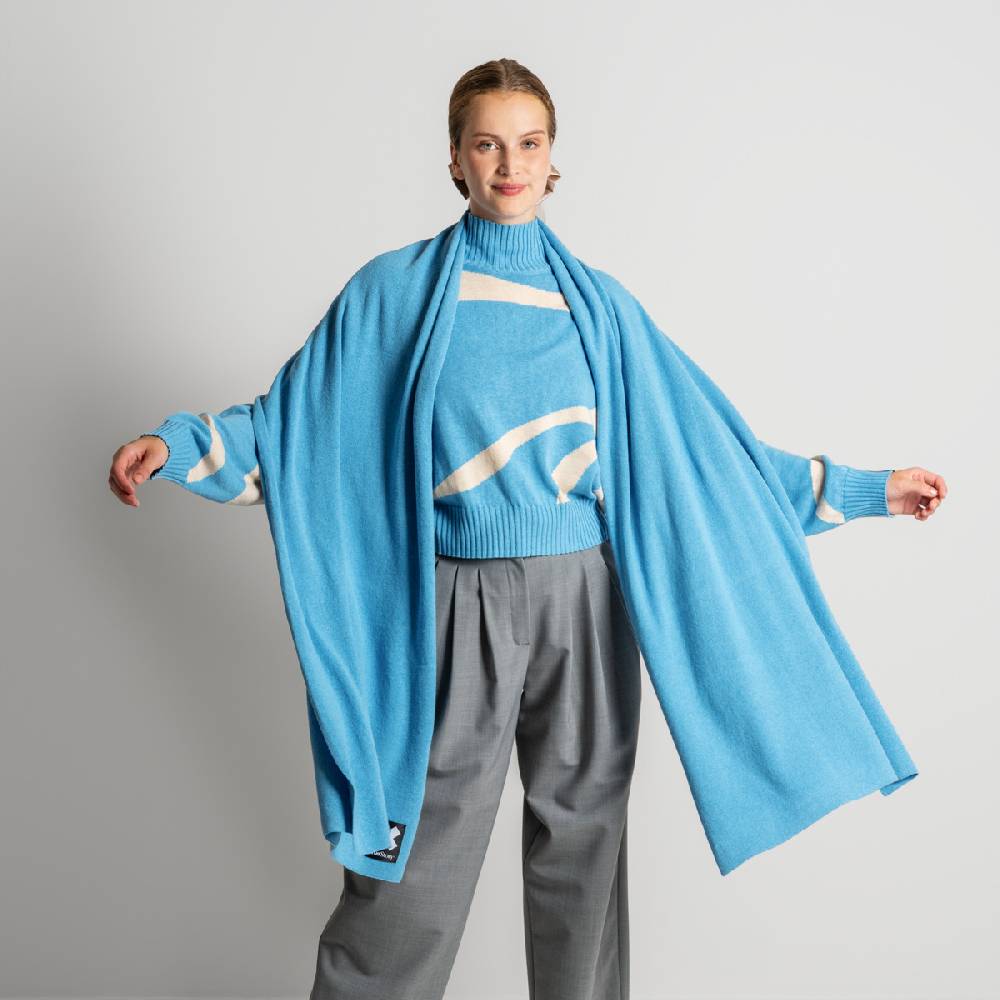 LIVING CRAFTS ELLIS - Schal - Cool Blue Angebote