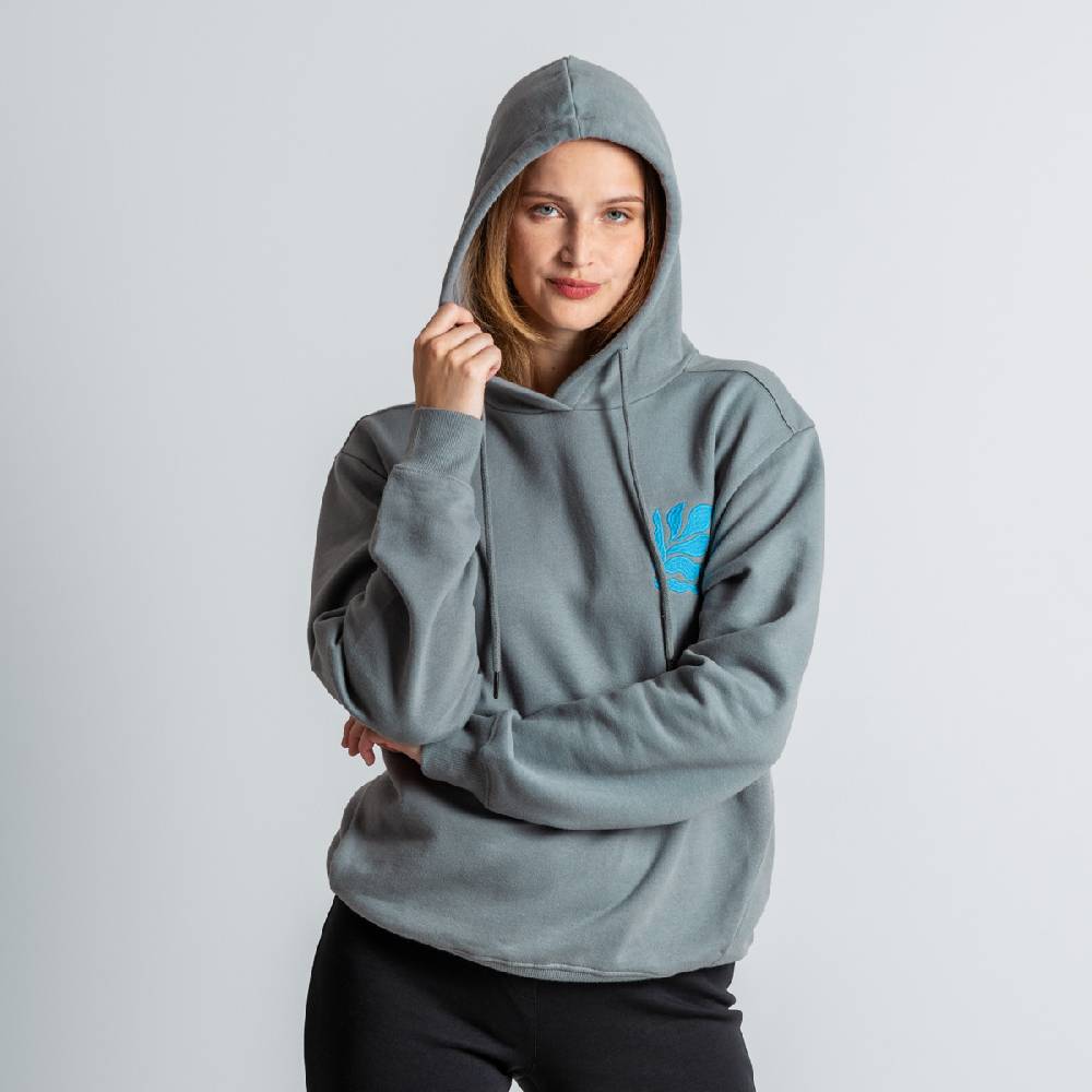 LIVING CRAFTS EUDORA - Hoodie - Stone Grey im Angebot