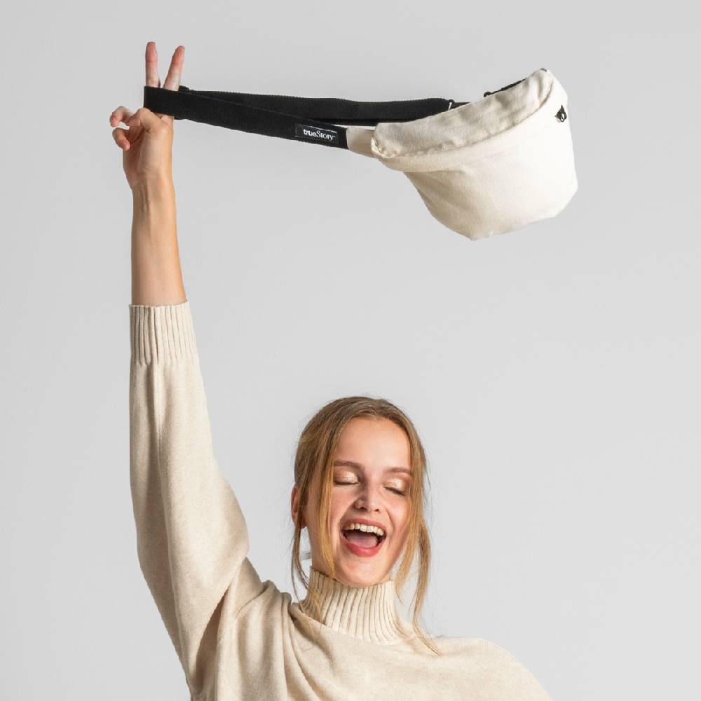 LIVING CRAFTS ESKE - Hipbag - Sand Meist gekauft