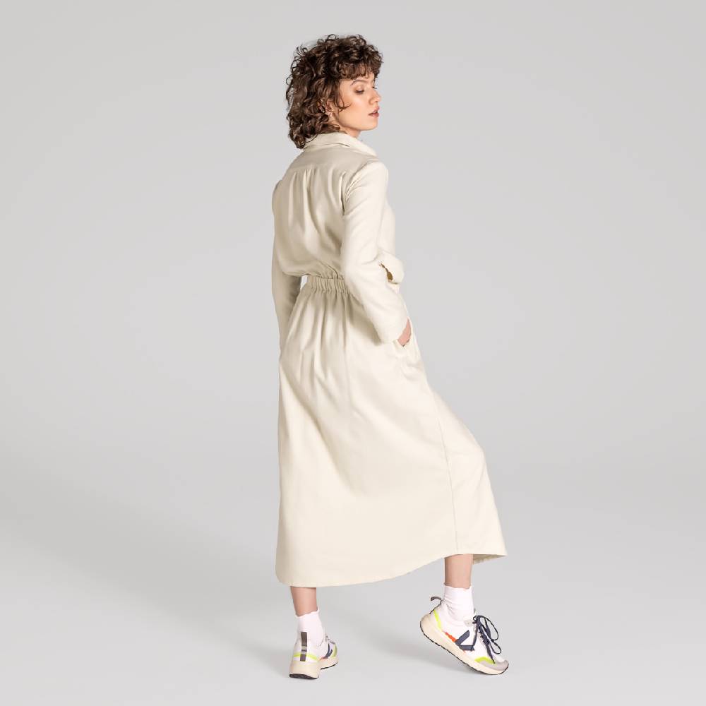 LIVING CRAFTS CHARU - Kleid - Stone Grey Outlet