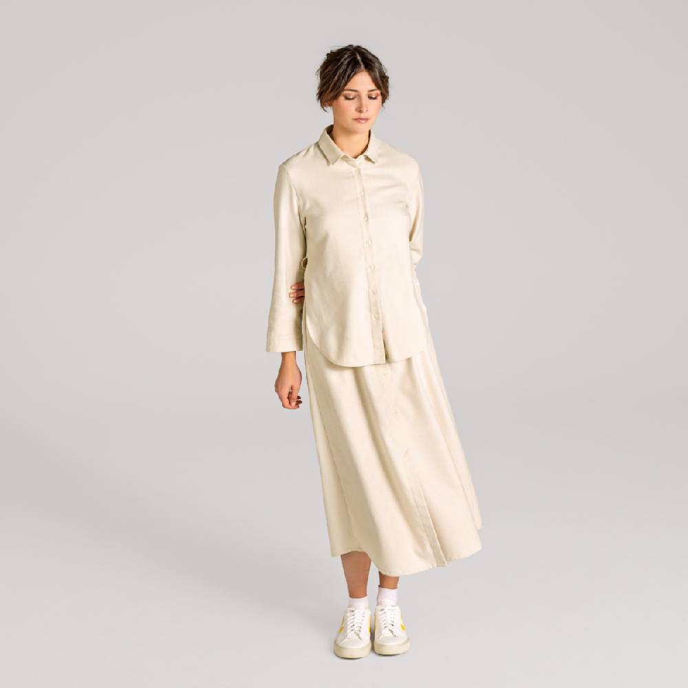 LIVING CRAFTS CHARU - Kleid - Stone Grey Outlet