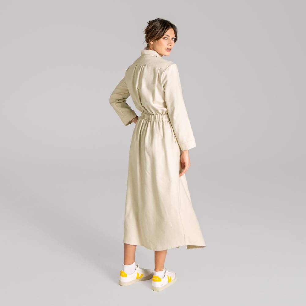 LIVING CRAFTS CHARU - Kleid - Stone Grey Outlet