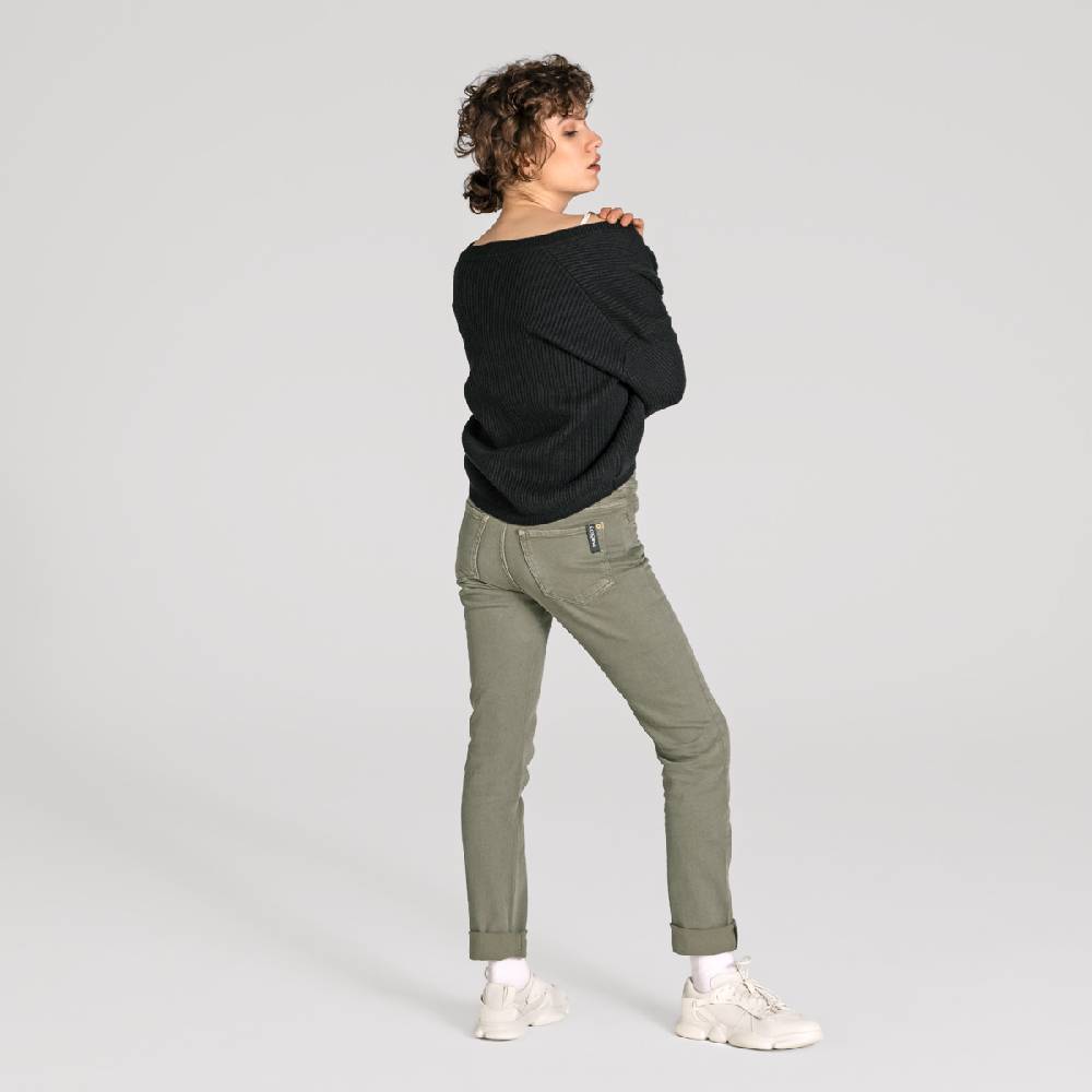 LIVING CRAFTS AVALYN - Color Denim - Khaki Verkauf