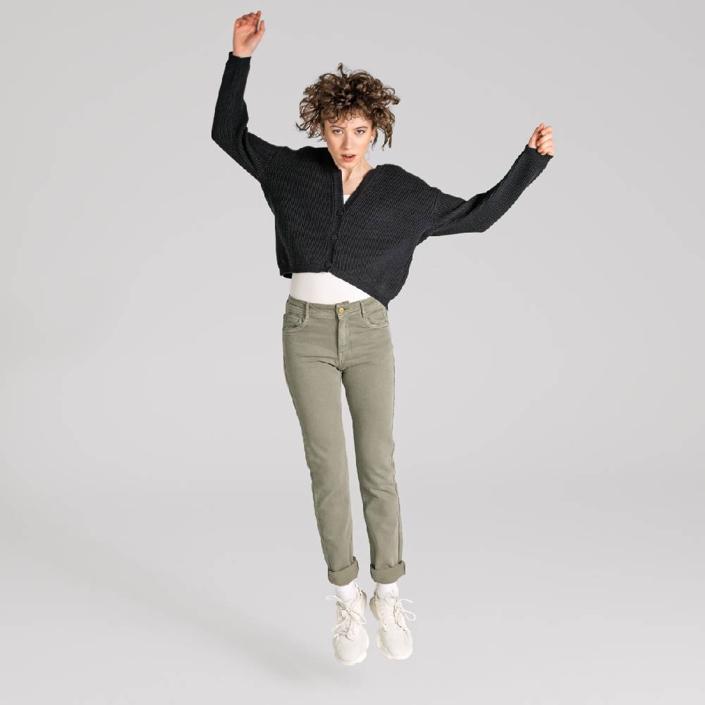 LIVING CRAFTS AVALYN - Color Denim - Khaki Verkauf