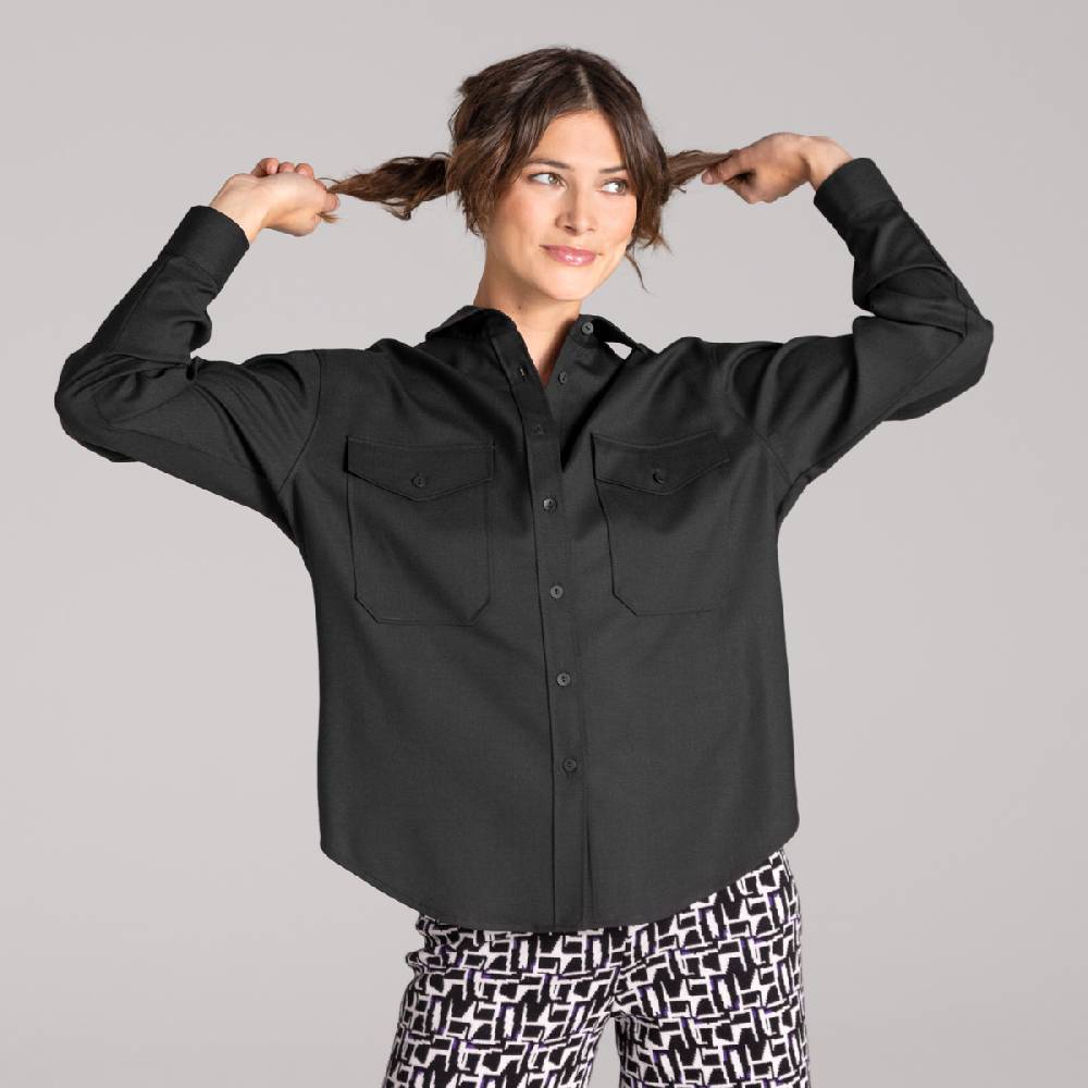 LIVING CRAFTS ALIX - Utility Shirt - Black im Angebot