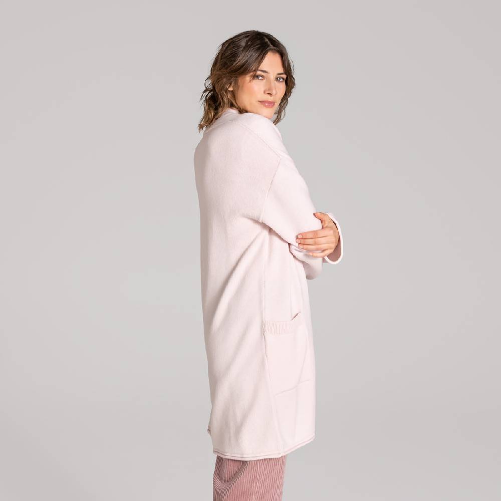 LIVING CRAFTS ANIEK - Strickjacke lang - Nude Fabrikverkauf