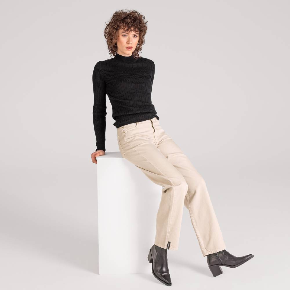 LIVING CRAFTS ABIONA - Langarm-Shirt - Off Black Hotsell
