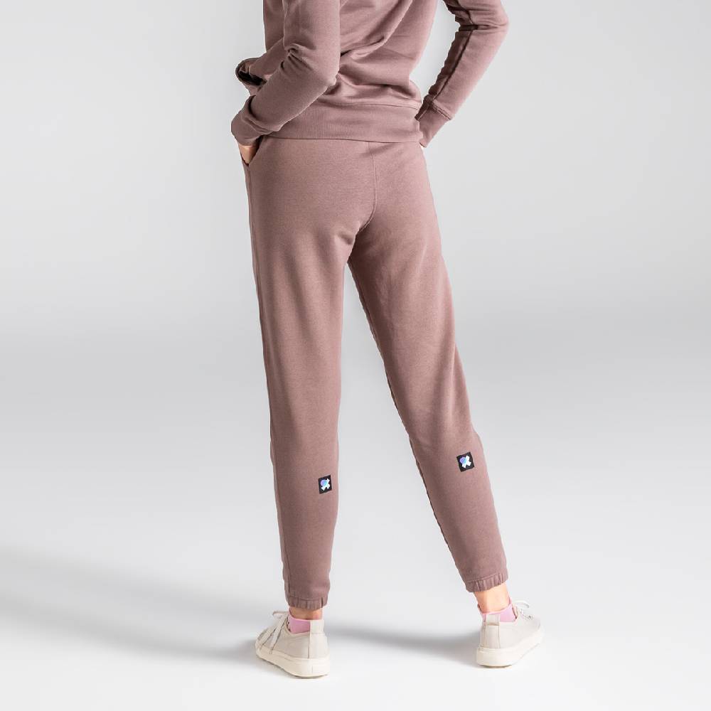LIVING CRAFTS AHNOA - Sweat Pants - Mauve Schlussverkauf