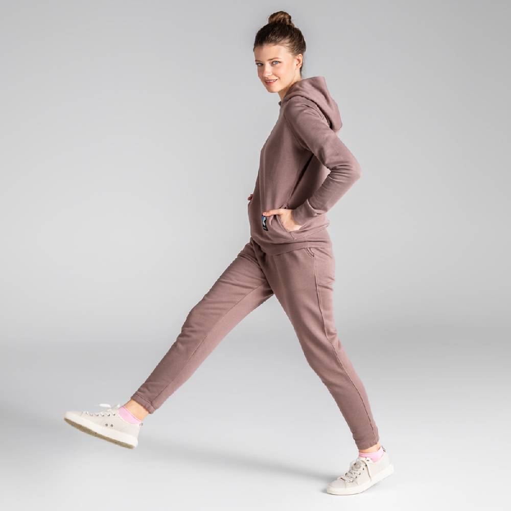 LIVING CRAFTS AHNOA - Sweat Pants - Mauve Schlussverkauf