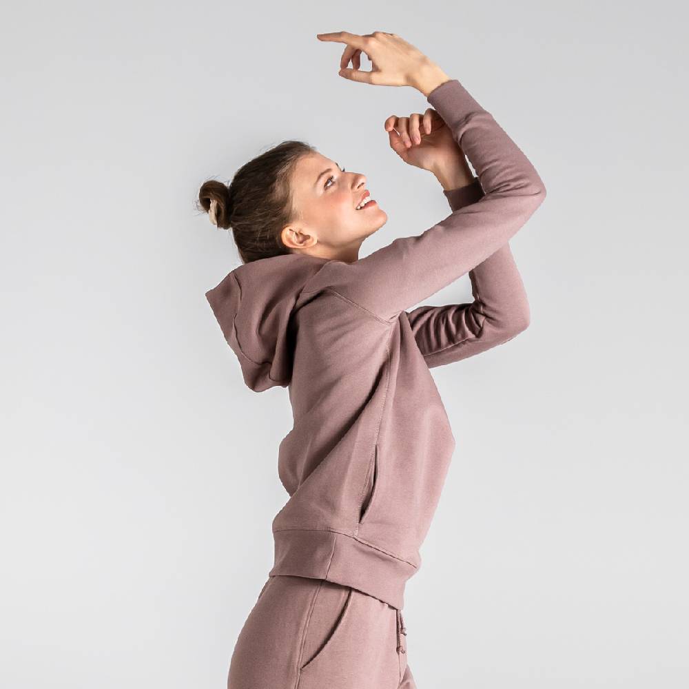 LIVING CRAFTS ANEA - Hoodie - Mauve Fabrikverkauf
