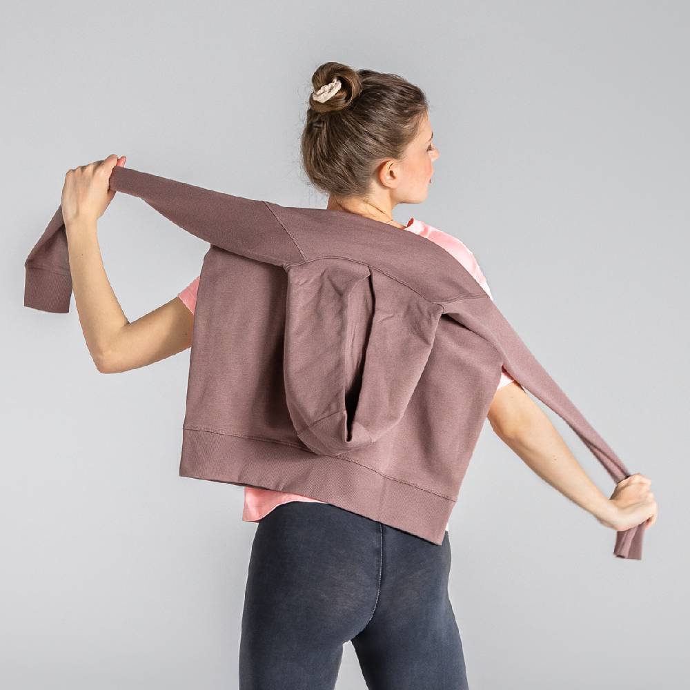 LIVING CRAFTS ANEA - Hoodie - Mauve Fabrikverkauf
