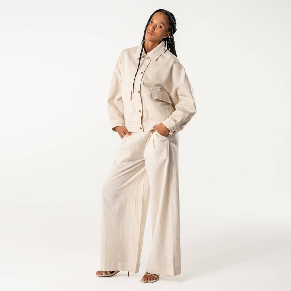 LIVING CRAFTS DAFNE - Jeansjacke - Sand Angebote