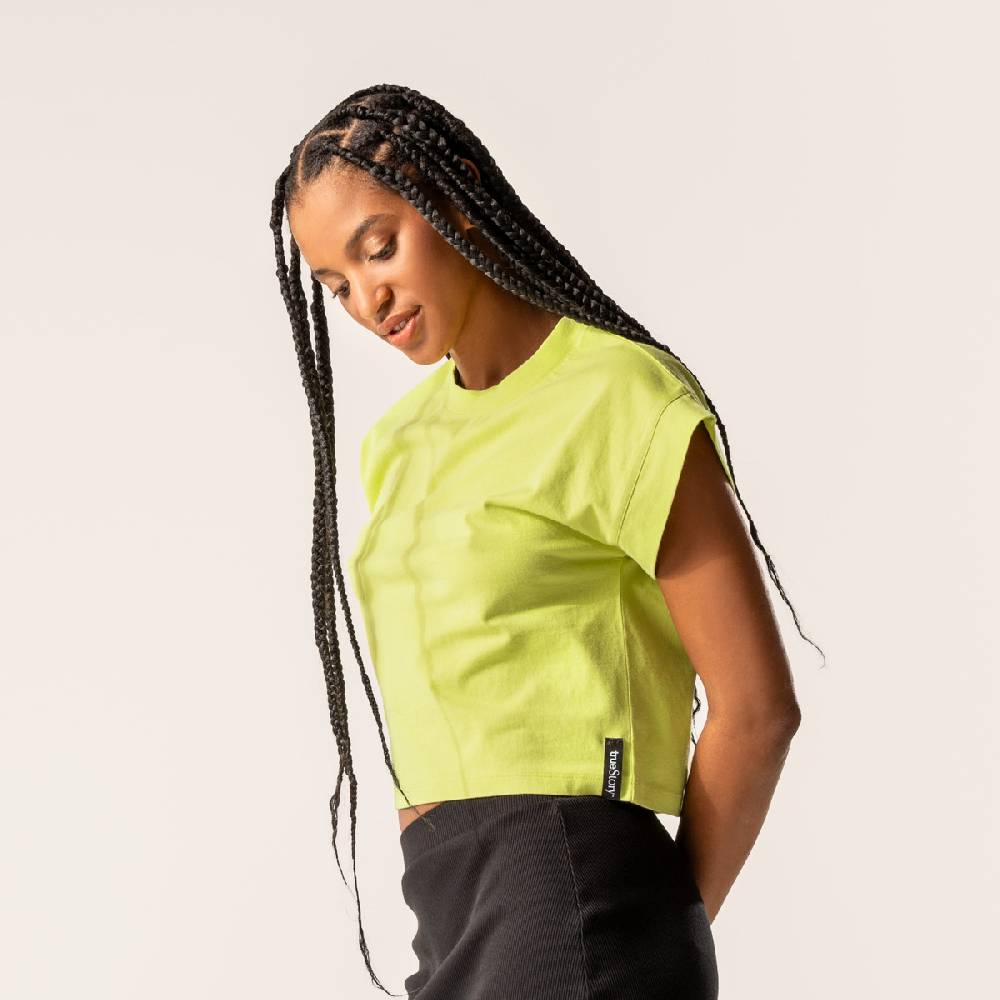 LIVING CRAFTS DANBI - Boxy T-Shirt - Pear Verkauf