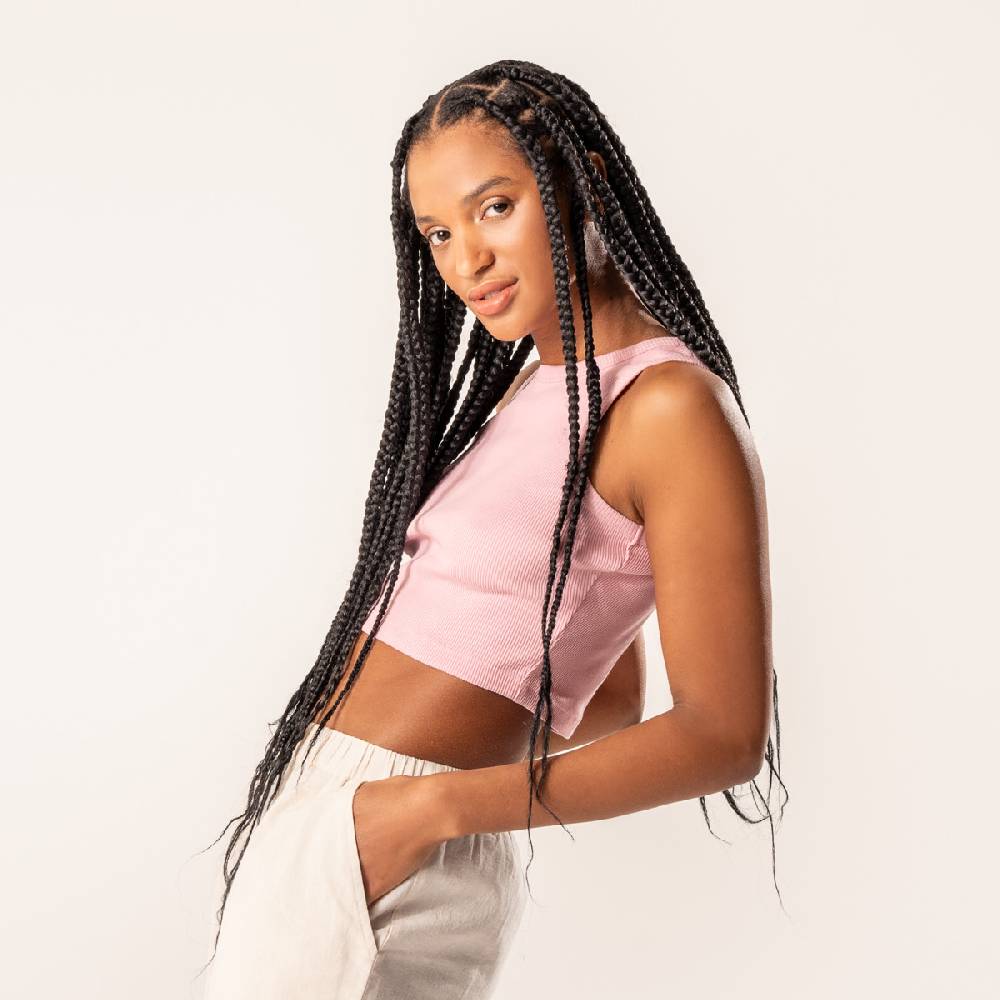 LIVING CRAFTS DEMI - Ripp-Crop-Top - Blush Günstiger Verkauf