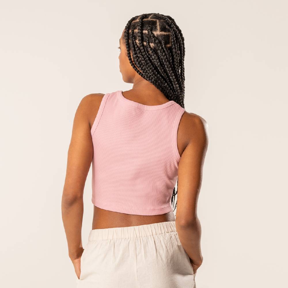LIVING CRAFTS DEMI - Ripp-Crop-Top - Blush Günstiger Verkauf