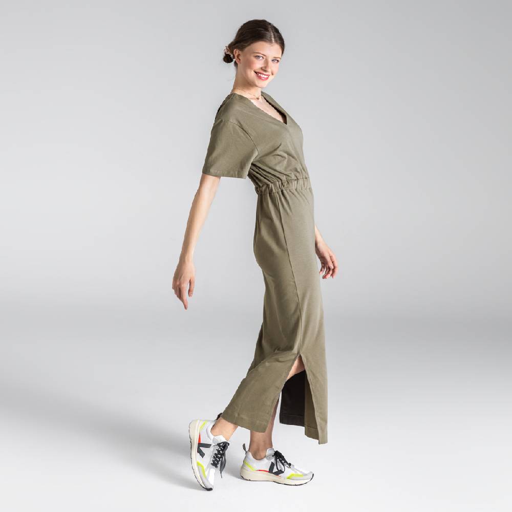 LIVING CRAFTS BAHATI - Kleid - Khaki Auslauf