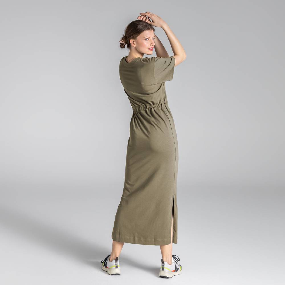 LIVING CRAFTS BAHATI - Kleid - Khaki Auslauf