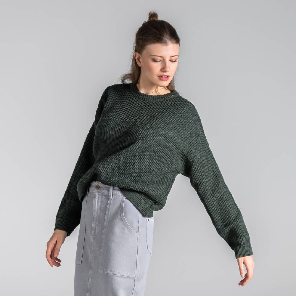 LIVING CRAFTS BEEKE - Pullover - Dark Khaki Verkauf