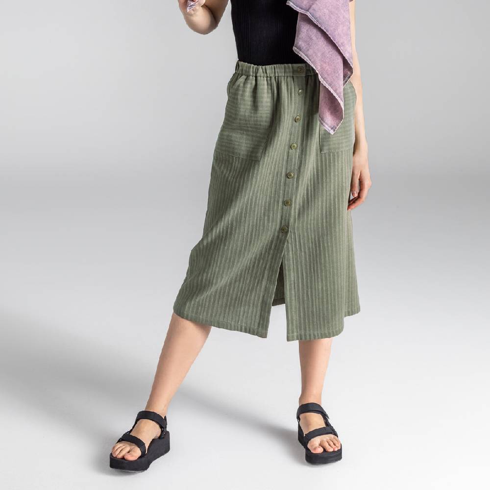 LIVING CRAFTS BEVEN - Rock - Khaki Meist gekauft