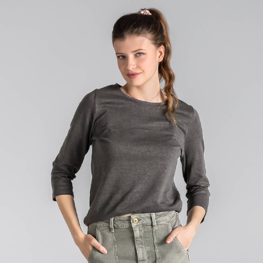 LIVING CRAFTS BIRKA - Shirt - Erde