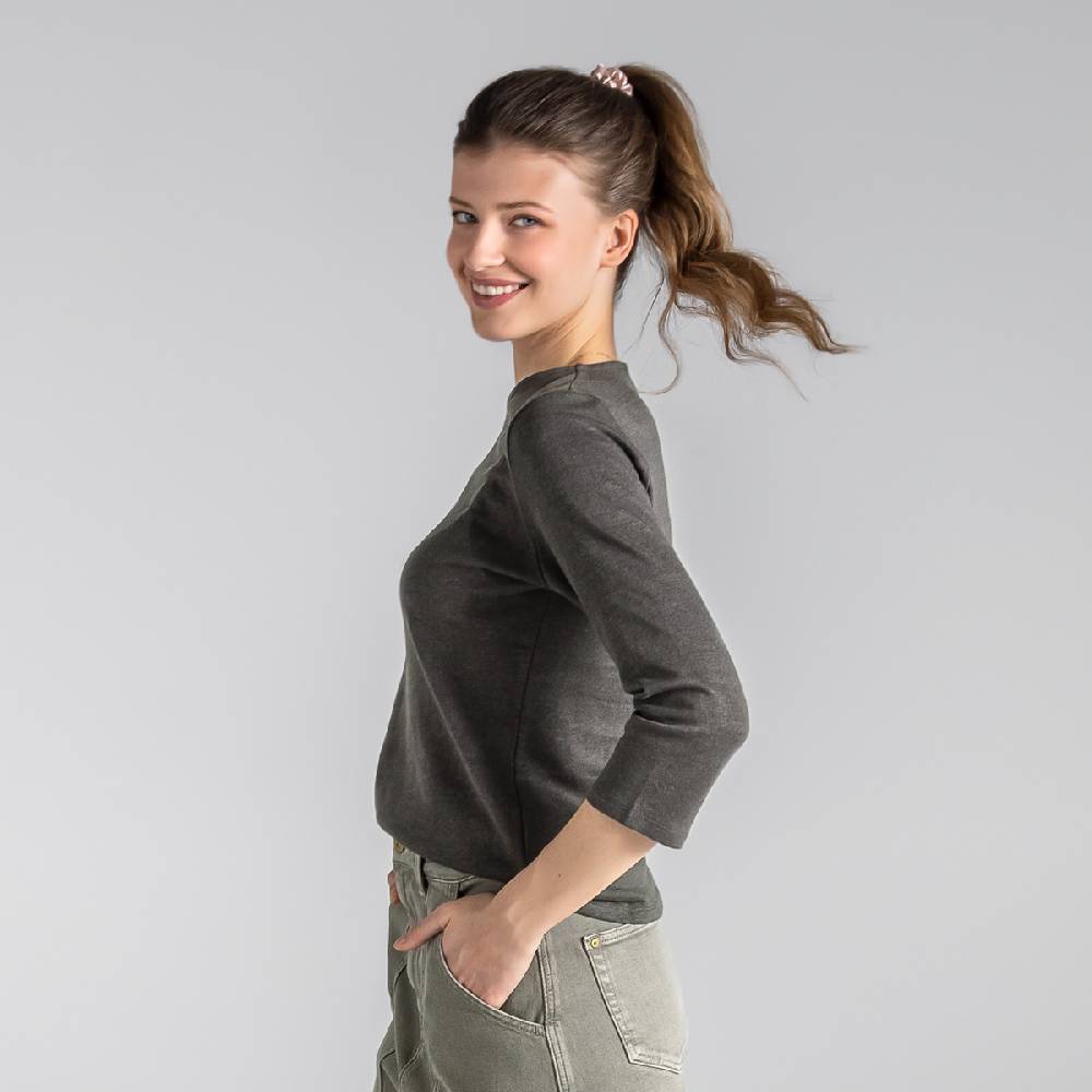 LIVING CRAFTS BIRKA - Shirt - Erde Blitzverkäufe