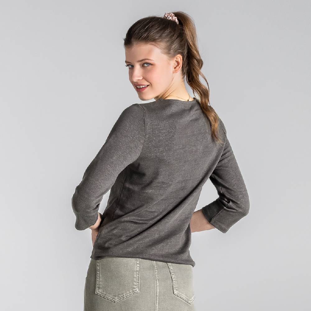 LIVING CRAFTS BIRKA - Shirt - Erde Blitzverkäufe