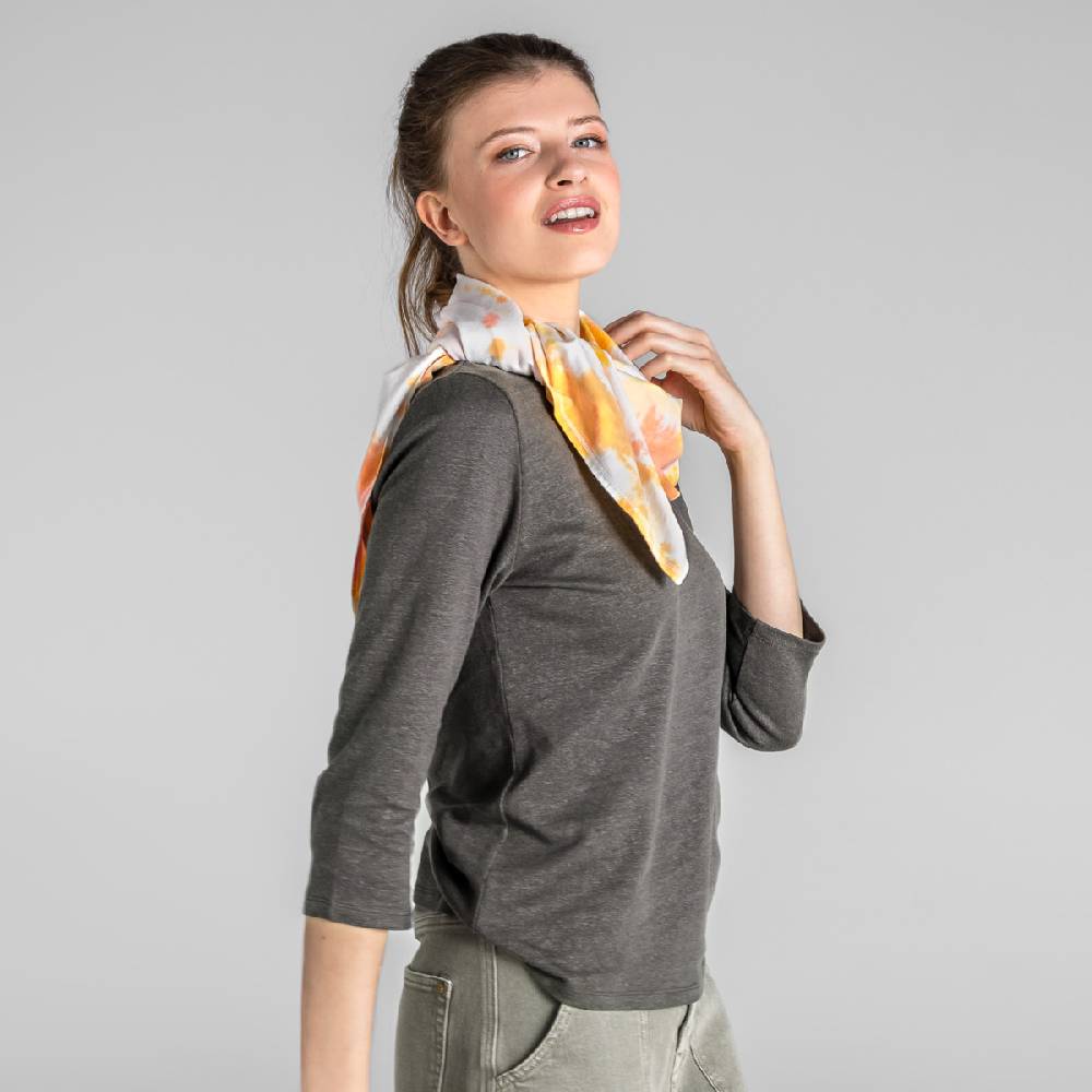 LIVING CRAFTS BIRKA - Shirt - Erde Blitzverkäufe