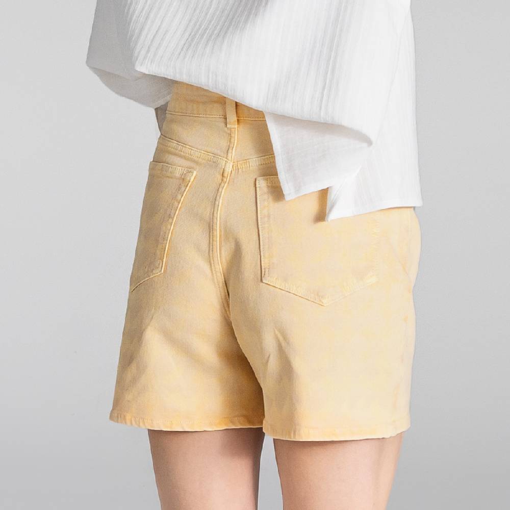 LIVING CRAFTS BONTJE - Jeans Shorts - Yellow Auslauf