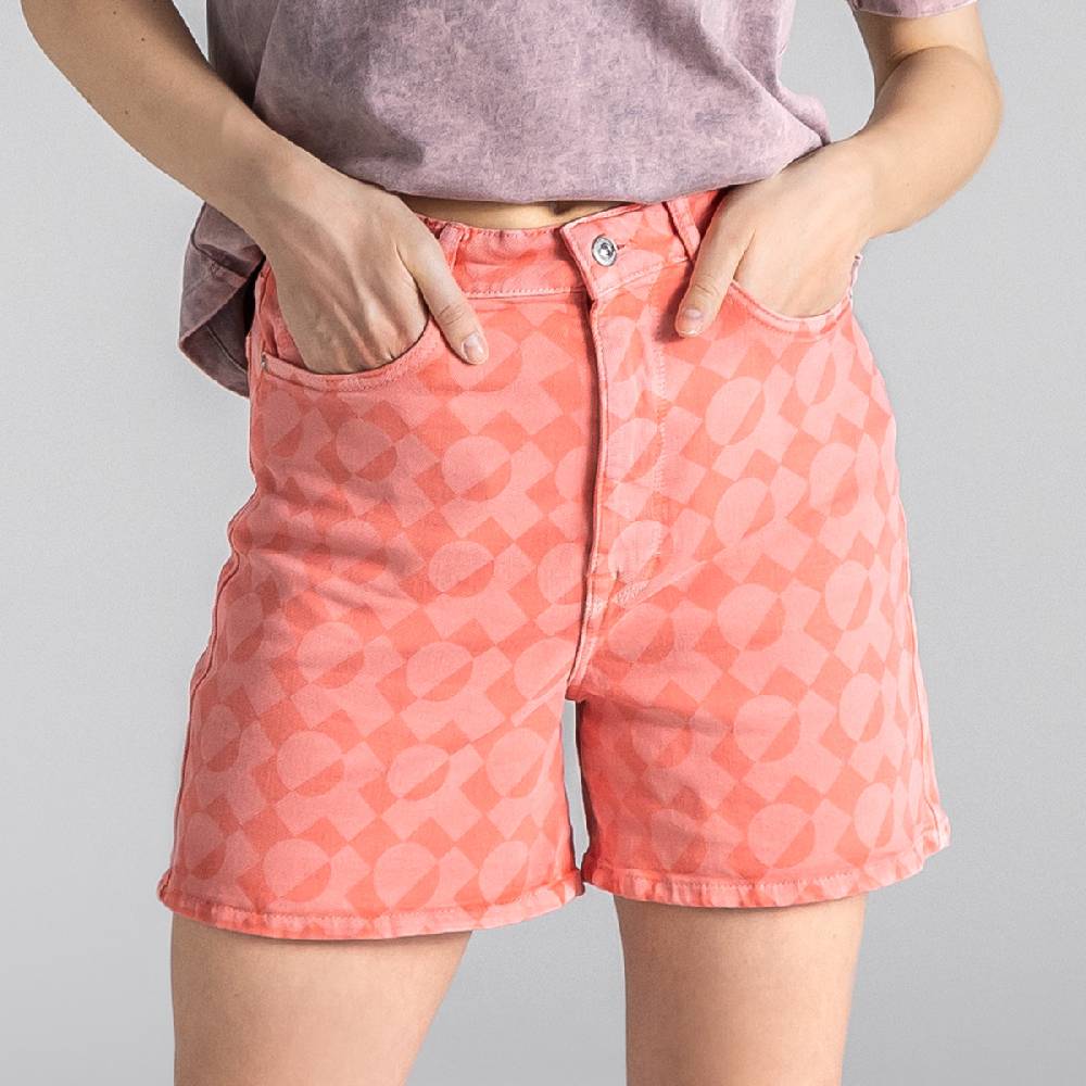 LIVING CRAFTS BONTJE - Jeans Shorts - Coral Verkauf