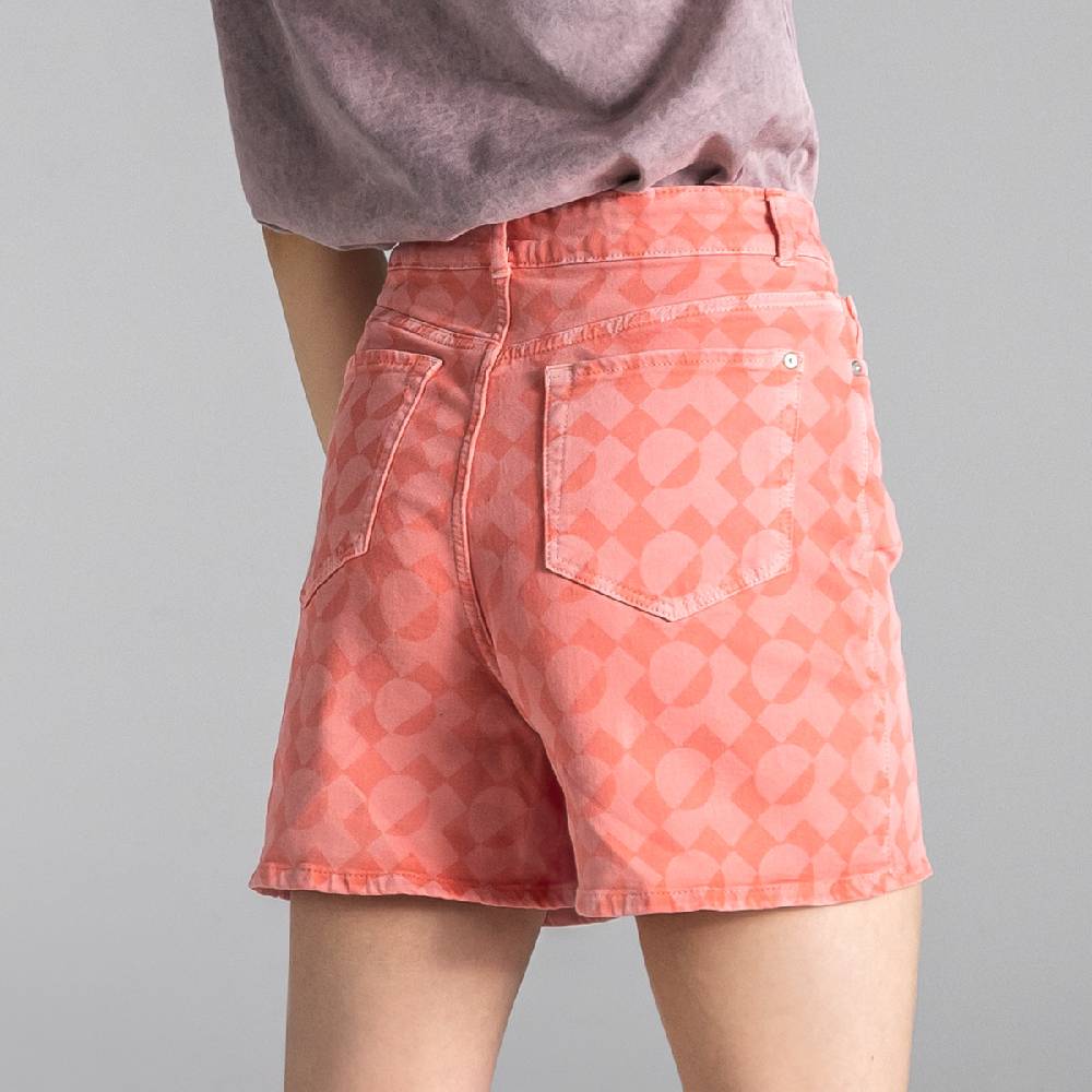 LIVING CRAFTS BONTJE - Jeans Shorts - Coral Verkauf